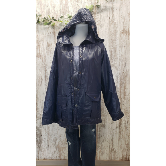 Duck Bay Rain Coat Lined with Flannel - Picture 2 of 4